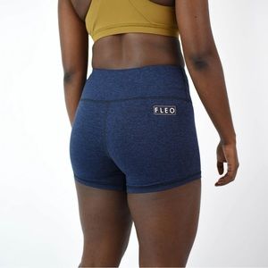 FLEO Power High Rise Short 4" - High Rise - Mood Black